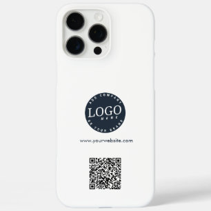 ビジネスロゴとウェブサイトQRコードカスタム iPhone 16 PRO MAXケース