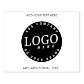 ビジネスロゴとビジネスカスタム文字の作成 ラバースタンプ (インプリント)