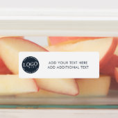 ビジネスロゴとビジネスカスタム文字の追加 ラベル (貼付)