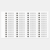 ビジネスロゴとビジネスカスタム文字の追加 ラベル (シート)