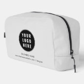 ビジネスロゴと会社のWebサイトのカスタム ドップキット (右コーナー)