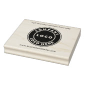 ビジネスロゴと会社のWebサイトの従業員の追加 ラバースタンプ (スタンプ)