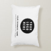 ビジネスロゴと会社のWebサイトプロモーション アクセントクッション (裏面(縦))