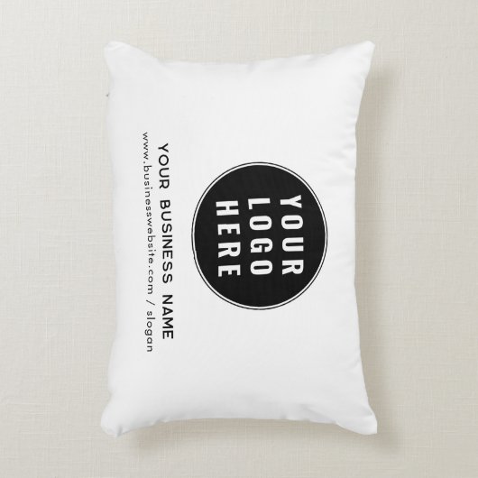 ビジネスロゴと会社のWebサイトプロモーション アクセントクッション (正面(垂直))