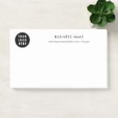 ビジネスロゴと会社のWebサイトプロモーション ポストイット (オフィス)