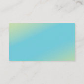 ビジネスロゴと情報ソフトパステル 名刺 (裏面)