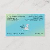 ビジネスロゴと情報ソフトパステル 名刺 (正面)