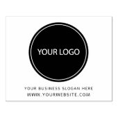 ビジネスロゴと文字カスタムラバーゴム ラバースタンプ (インプリント)