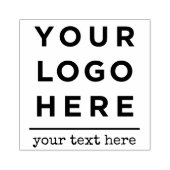 ビジネスロゴと文字カスタム ラバースタンプ (インプリント)