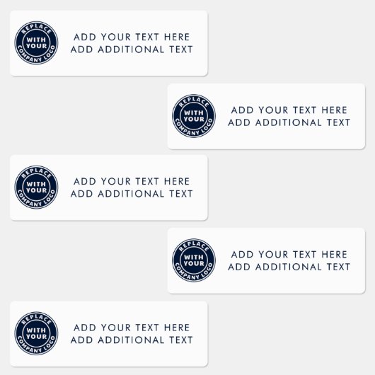 ビジネスロゴと文字社員の追加 ラベル (グループ)