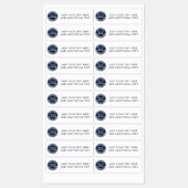ビジネスロゴと文字社員の追加 ラベル (シート)