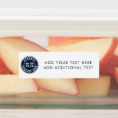 ビジネスロゴと文字社員の追加 ラベル (貼付)