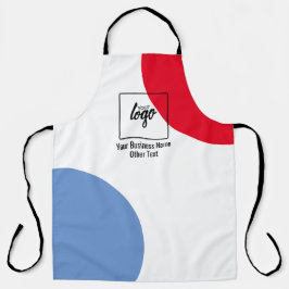 ビジネスロゴと文字 エプロン