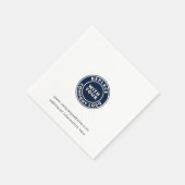 ビジネスロゴとWebサイトのカスタムパーティー紙 スタンダードカクテルナプキン (角)