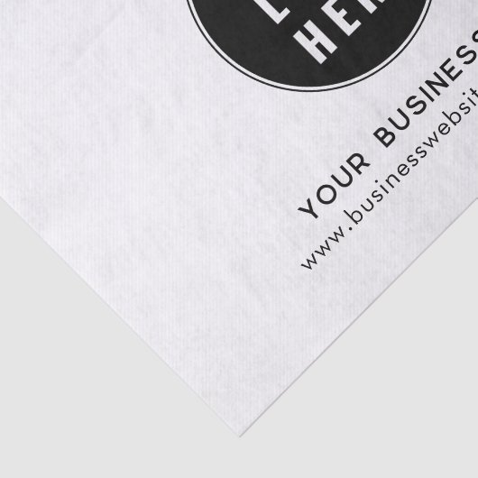 ビジネスロゴとWebサイトのカスタムマーケティング 薄葉紙 (詳細)