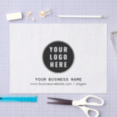 ビジネスロゴとWebサイトのカスタムマーケティング 薄葉紙 (クラフト)