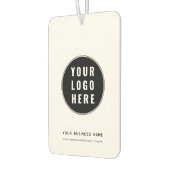 ビジネスロゴとWebサイトのカスタム会社の追加 カーエアーフレッシュナー (左)