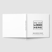 ビジネスロゴとWebサイトのカスタム訪問者 ゲストブック (全面)