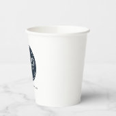 ビジネスロゴとWebサイトのカスタム 紙コップ (左)