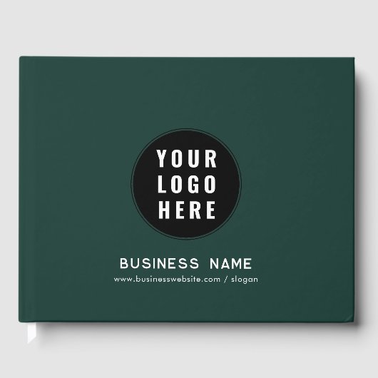 ビジネスロゴとWebサイトのプロモーションカスタムの追加 ゲストブック (正面)