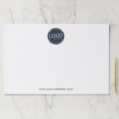 ビジネスロゴとWebサイトの会社スタッフの追加 ペーパーパッド (インサイチュ)