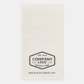 ビジネスロゴとWebサイトの従業員の企業の追加 (正面)