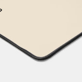 ビジネスロゴとWebサイトの従業員の追加 デスクマット (コーナー)