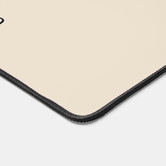 ビジネスロゴとWebサイトの従業員の追加 デスクマット (コーナー)