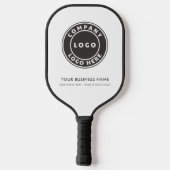 ビジネスロゴとWebサイトの従業員プロモーションの追加 ピックルボールラケット (裏面)