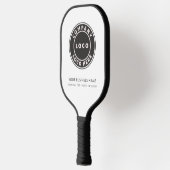 ビジネスロゴとWebサイトの従業員プロモーションの追加 ピックルボールラケット (左)
