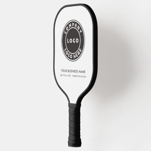 ビジネスロゴとWebサイトの従業員プロモーションの追加 ピックルボールラケット (左)