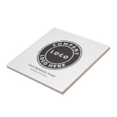 ビジネスロゴとWebサイト会社のプロモーションの追加 タイル (側面)