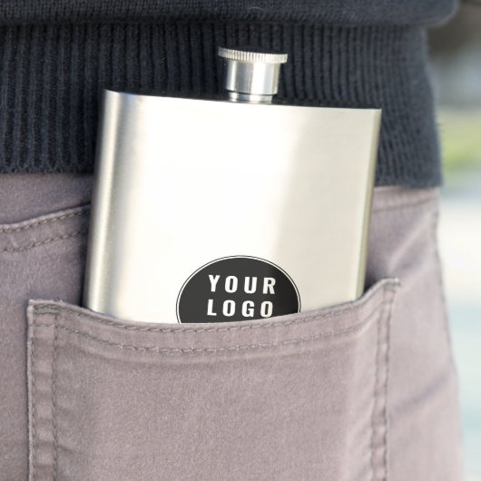 ビジネスロゴとWebサイト会社のプロモーション フラスク (インサイチュ)