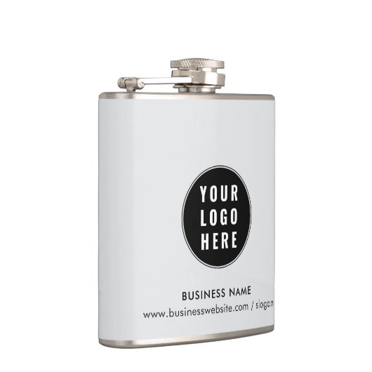 ビジネスロゴとWebサイト会社のプロモーション フラスク (右)