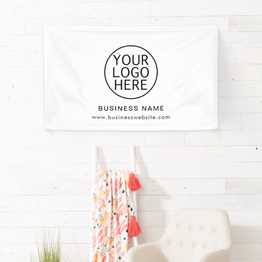 ビジネスロゴとWebサイト会社の再開 横断幕 (インサイチュ)