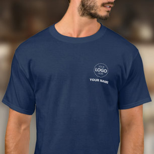 ビジネスロゴのアップロードテンプレート – 独自の作成 Tシャツ