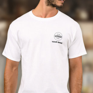 ビジネスロゴのアップロードテンプレート – 独自の作成 Tシャツ