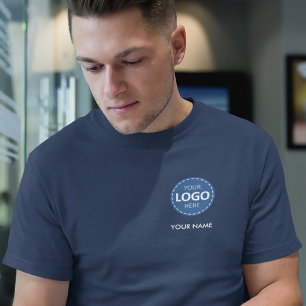 ビジネスロゴのアップロードテンプレート – 独自の作成 Tシャツ