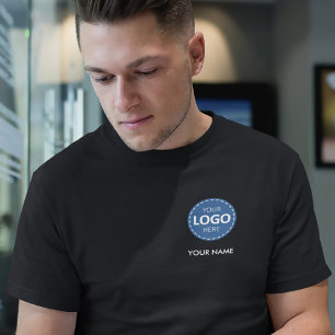 ビジネスロゴのアップロードテンプレート – 独自の作成 Tシャツ