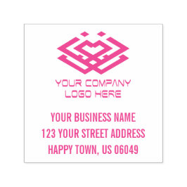 ビジネスロゴのアドレス セルフインキングスタンプ