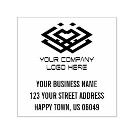 ビジネスロゴのアドレス セルフインキングスタンプ