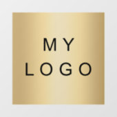 ビジネスロゴのウィンドウの貼り付け正方形 ウィンドウサイン (シート)