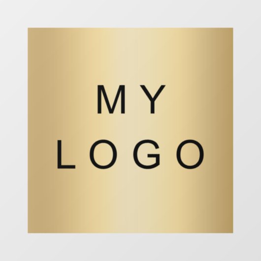 ビジネスロゴのウィンドウの貼り付け正方形 ウィンドウサイン (シート)