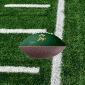 ビジネスロゴのエメラルドグリーン アメリカンフットボール