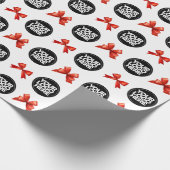 ビジネスロゴのカスタムプロフェッショナル ラッピングペーパー (角)