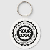 ビジネスロゴのカスタム キーホルダー (正面)