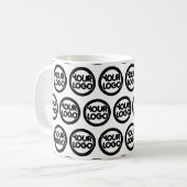 ビジネスロゴのカスタム コーヒーマグカップ (正面左)
