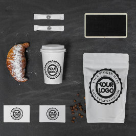 ビジネスロゴのカスタム ラウンドシール