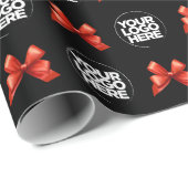 ビジネスロゴのカスタム ラッピングペーパー (ロールコーナー)