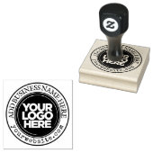 ビジネスロゴのカスタム ラバースタンプ (押印)